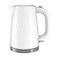 BLACK+DECKER Honeycomb Collection Kettle - White - KE1560WC