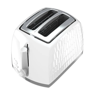 BLACK+DECKER Honeycomb Collection 2-Slice Toaster - White - TR1250WD