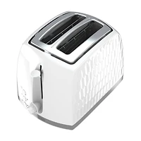 BLACK+DECKER Honeycomb Collection 2-Slice Toaster - White - TR1250WD
