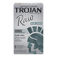 Trojan Raw Condoms - 8's
