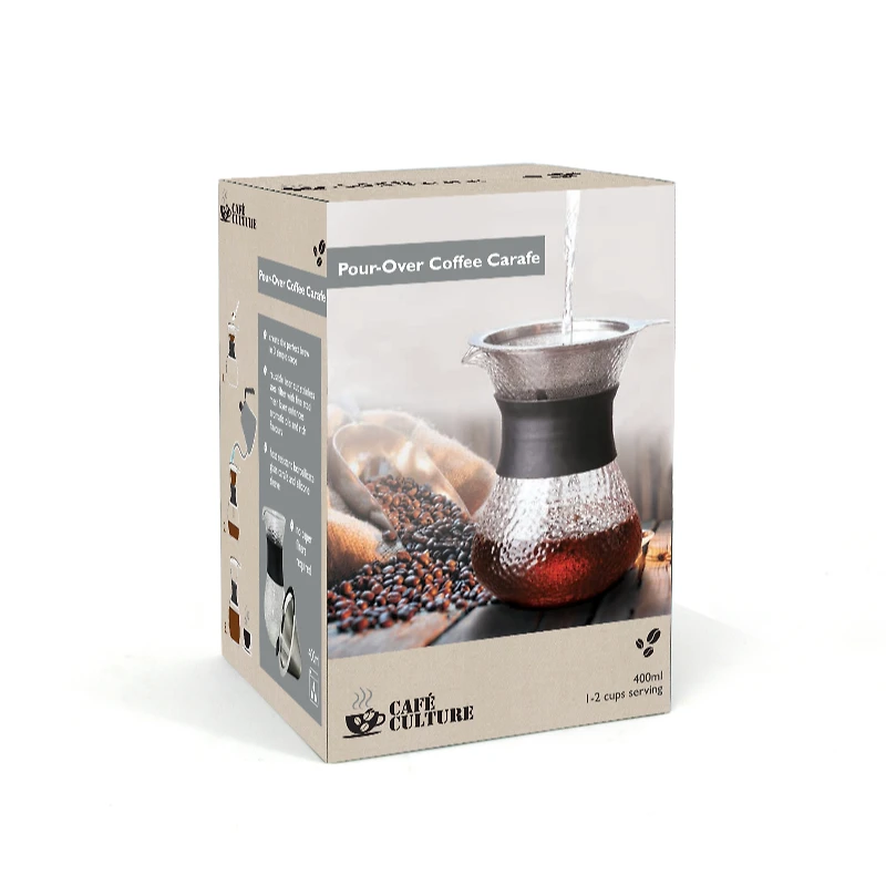 Cafe Culture Coffee Carafe - Clear - 400ml