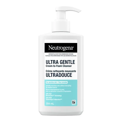 Neutrogena Ultra Gentle Cream-to-Foam Cleanser - 354ml