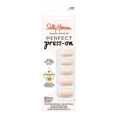 S HANSEN SALON EFFECT PRESS ON POINTE in White