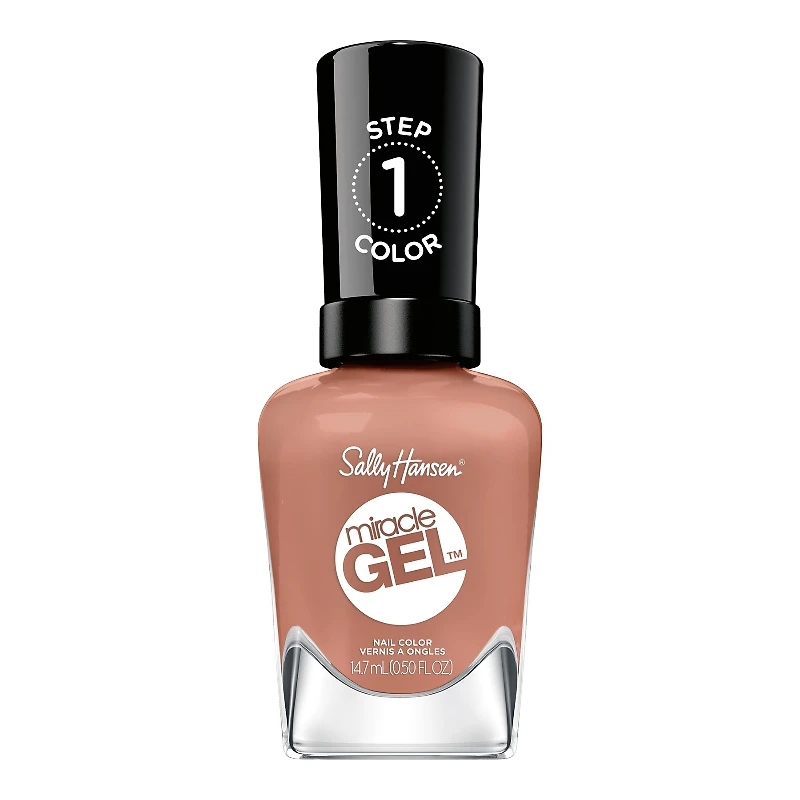 S HANSEN MIRACLE GEL NAIL RD LESS TRA in Brown