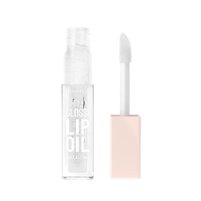 RIMMEL OMGLOSS LIP OIL CLEAR CLOUD in White