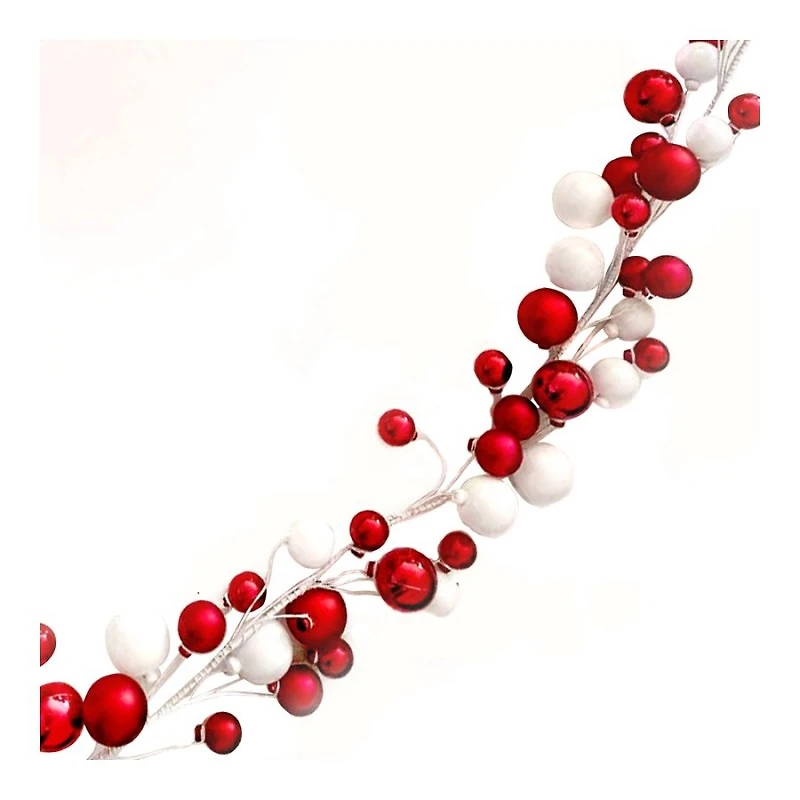XMAS GARLAND MIXED BALLS