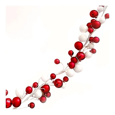 XMAS GARLAND MIXED BALLS