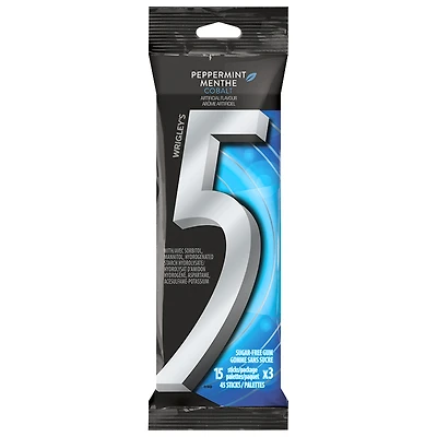 Wrigley's 5 Gum - Cobalt - 3 pack