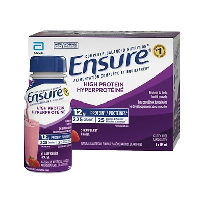 Ensure High Protein - Strawberry - 6 x 235ml