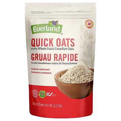 Everland Canadian Oats - Quick Oats - 2.27kg
