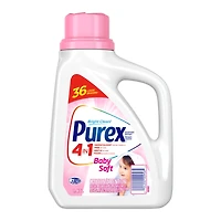 Purex 4 in 1 Baby Soft Liquid Laundry Concentrated Detergent - 1.47L