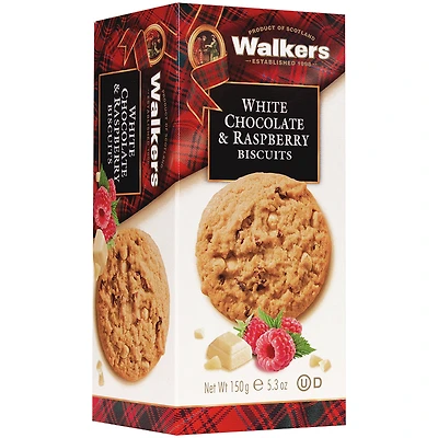 Walker's Biscuits - Raspberry & White Chocolate - 150g
