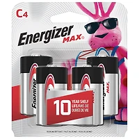 Energizer Max C Batteries - 4 pack
