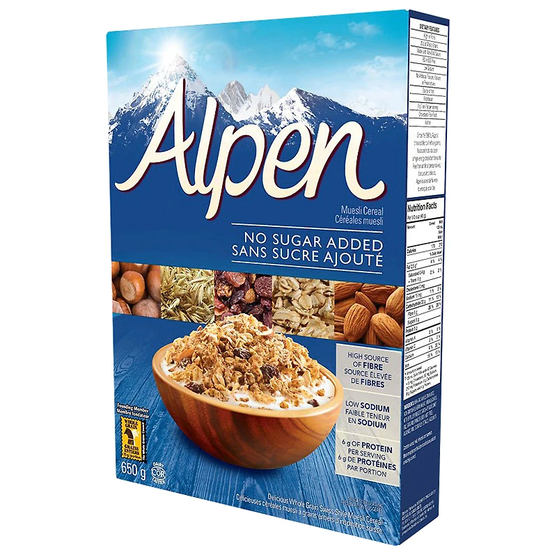 Weetabix Alpen Muesli - No Sugar Added - 650g