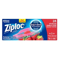 Ziploc Storage Bags - Regular - 28s