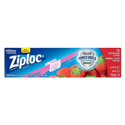 Ziploc Slideloc Storage Bag - Large - 15s
