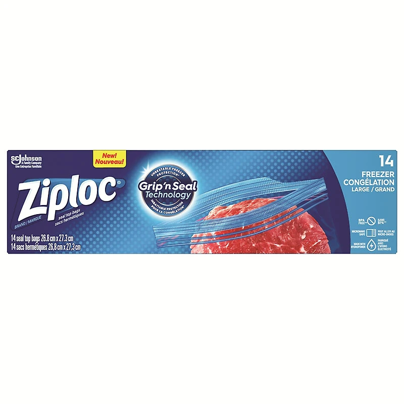 Ziploc Freeze Guard Bags - Large - 14s