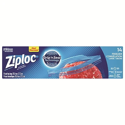 Ziploc Freeze Guard Bags - Large - 14s