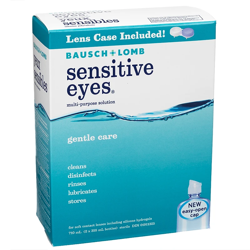 Bausch + Lomb Sensitive Eyes Contact Lens Disinfecting Solution - 2 x 355ml