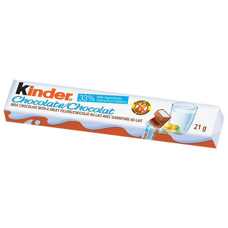 Kinder Chocolate Single Bars - 21g