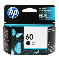 HP 60 Ink Cartridge - Black - CC640WN