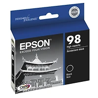 Epson 98 Claria Hi-Definition Ink 98 High-Capacity Ink Cartridge - Black - T098120-S