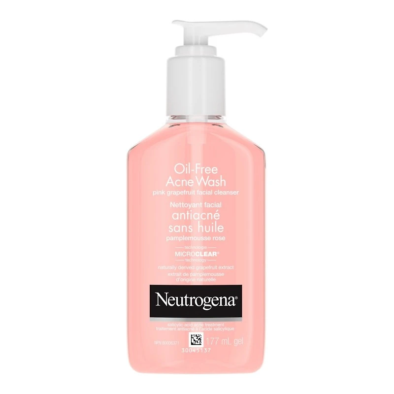Neutrogena Oil-Free Acne Face Wash - Pink Grapefruit - 177ml