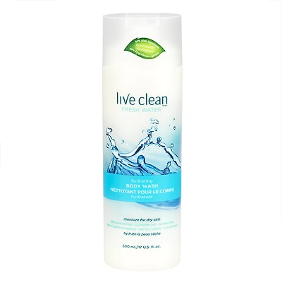 Live Clean Fresh Water Moisturizing Body Wash - 500ml