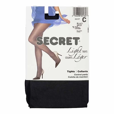 Secret Light Tights - B - Black