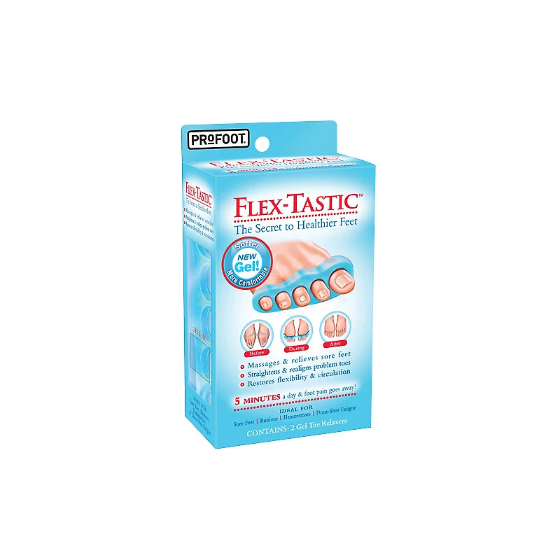 Profoot Flex-Tastic Gel Toe Relaxers - 1 pair