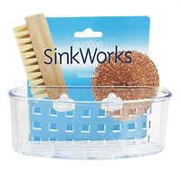 InterDesign Suction Sponge & Scrubber Centre - Clear 