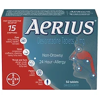 Aerius Allergy - Non-Drowsy - 24 hour - 50s