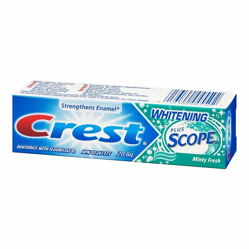 Crest Whitening Plus Scope Toothpaste - Minty Fresh Striped - 20ml