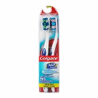 Colgate 360 Manual Toothbrush - Medium - 2 pack