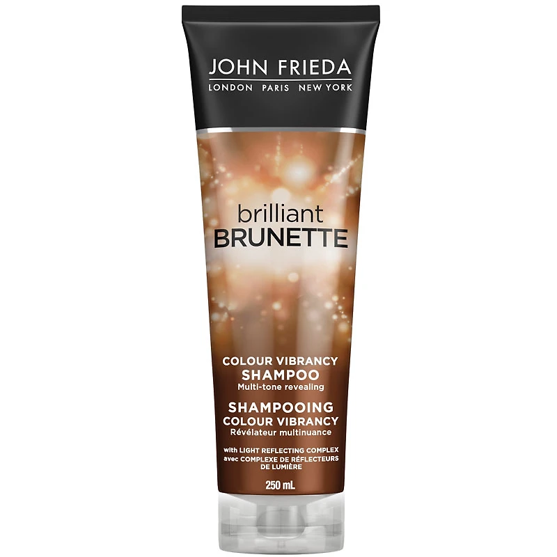 John Frieda Brilliant Brunette Colour Vibrancy Shampoo - 250ml