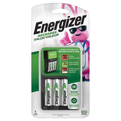 Energizer NiMH Charger with 4AA - CHVCMWB4