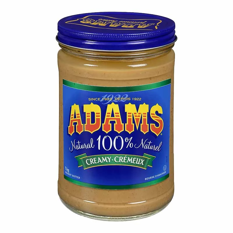 Adam's Peanut Butter - Creamy - 1kg