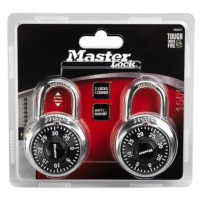 Master Lock Combo Lock - 2 pack