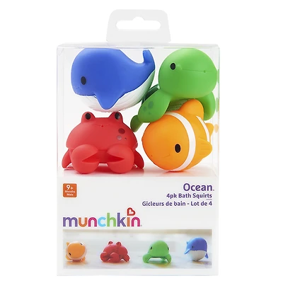 Munchkin Ocean Bath Squirts - 4 pack