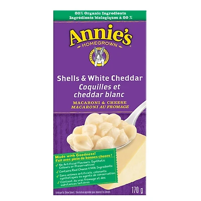 Annie's Shells & White Cheddar - 170g