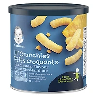 Gerber Graduates for Toddlers Lil' Crunchies - Mild Cheddar - 42g