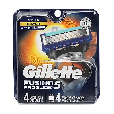 Gillette Fusion ProGlide Manual Blades - 4 cartridges