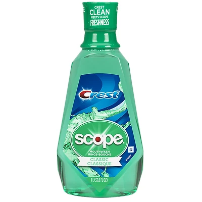 Crest Scope Mouthwash - Classic - 1litre