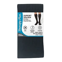 Therapy Plus Knee High Socks - Navy - 2 Pair - Size 7 to 12