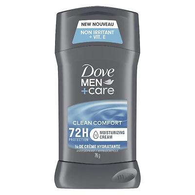 Dove Men+Care Clean Comfort Non Irritant Anti-Perspirant Stick - 76g