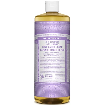 Dr. Bronner's 18-IN-1 Pure-Castile Liquid Soap - Lavender - 946ml