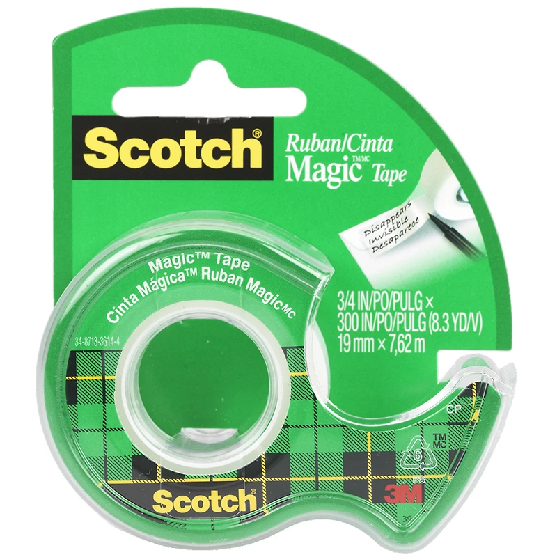 3M Scotch Magic Transparent Tape - 19mm x 7.6m