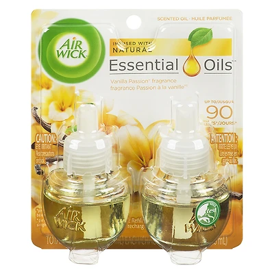 Air Wick Scented Oil Refill - Vanilla Passion - 2 x 21ml