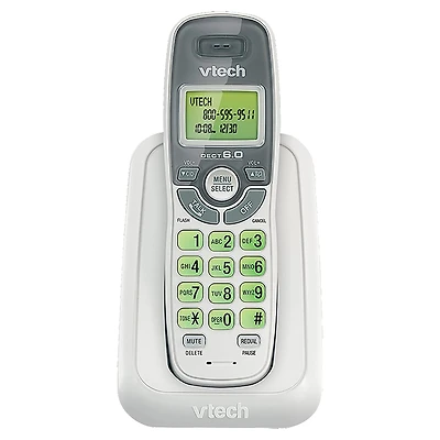 VTech Cordless Phone with Caller ID/Call Waiting - White - CS6114
