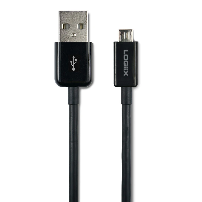 Logiix Sync and Charge Micro Shortie 30cm - Black - LGX12146